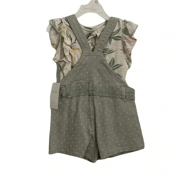 Jessica Simpson overall shorts outfit EUC - Picture 2 of 7